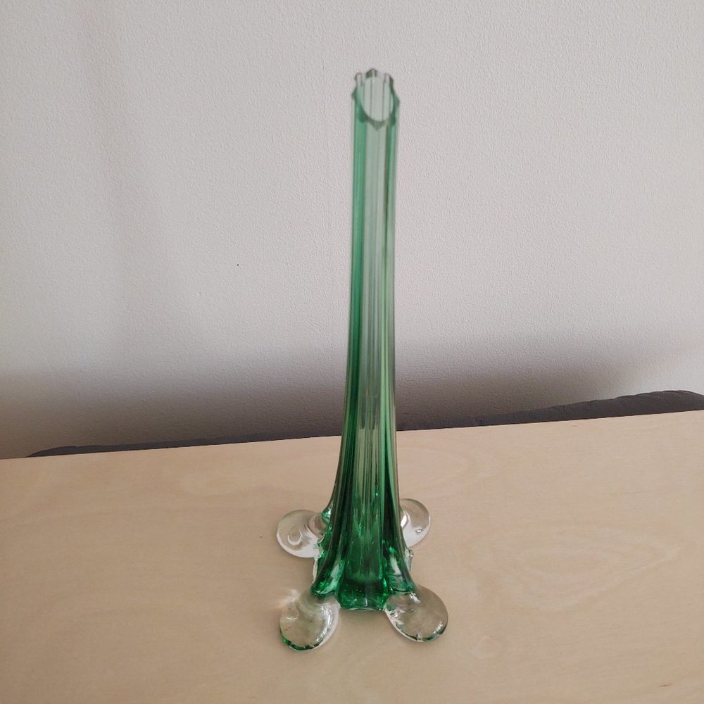 Italian Glass Bud Vase